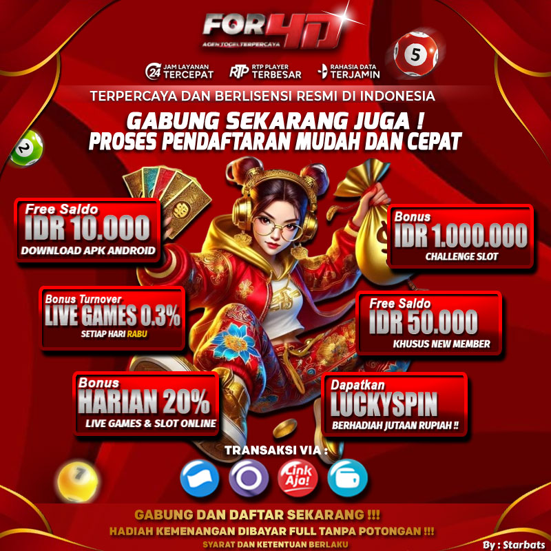 For4D Login Situs Toto Terpercaya Resmi Nomor 1 Di Indonesia