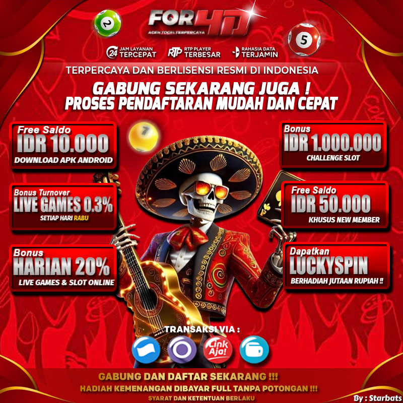 For4D Situs Toto Bandar Togel Online Pasaran Terlengkap