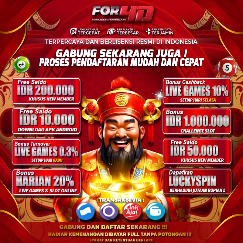 For4D Daftar Situs Toto 4D Hadiah Terbesar 10 Juta