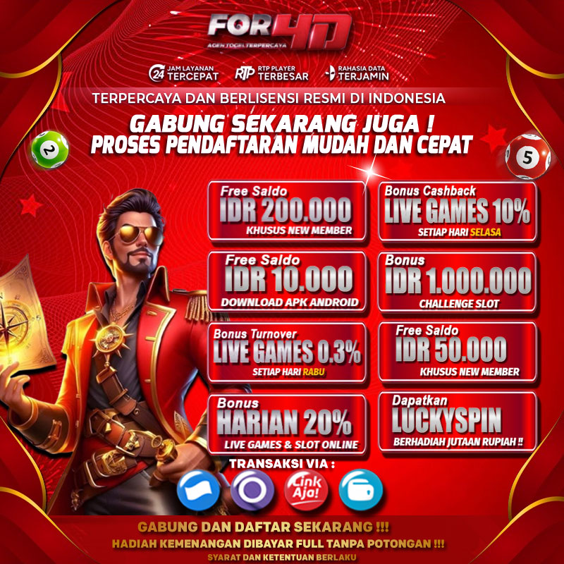 For4D Togel Viral Resmi Hadiah Terbesar 4D 10 Juta