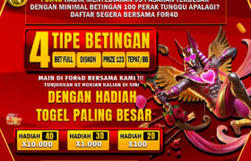 For4D Tempat Bermain Togel Online Terpercaya Hadiah Terbesar 10 Juta