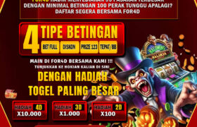 For4D Agen Resmi Toto 4D Terpercaya Deposit 10 Ribu