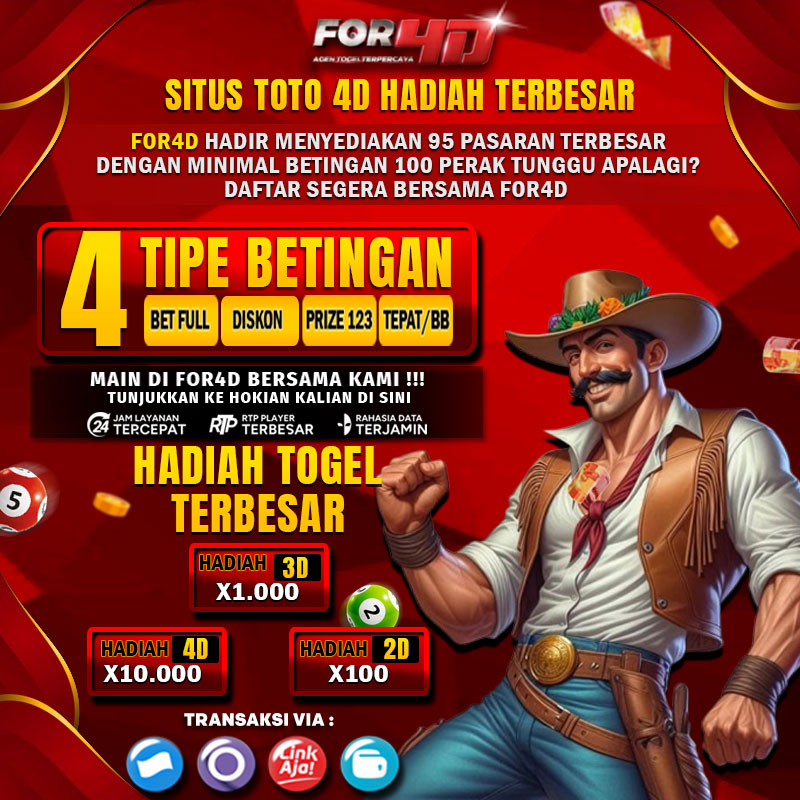 For4D Situs Toto Pusat Bermain Togel Online Terpercaya 2025