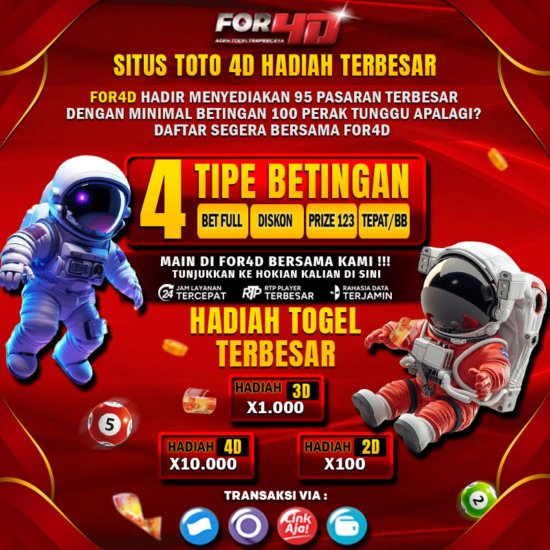 For4D Agen Toto 4D Terpercaya Deposit 10 Ribu